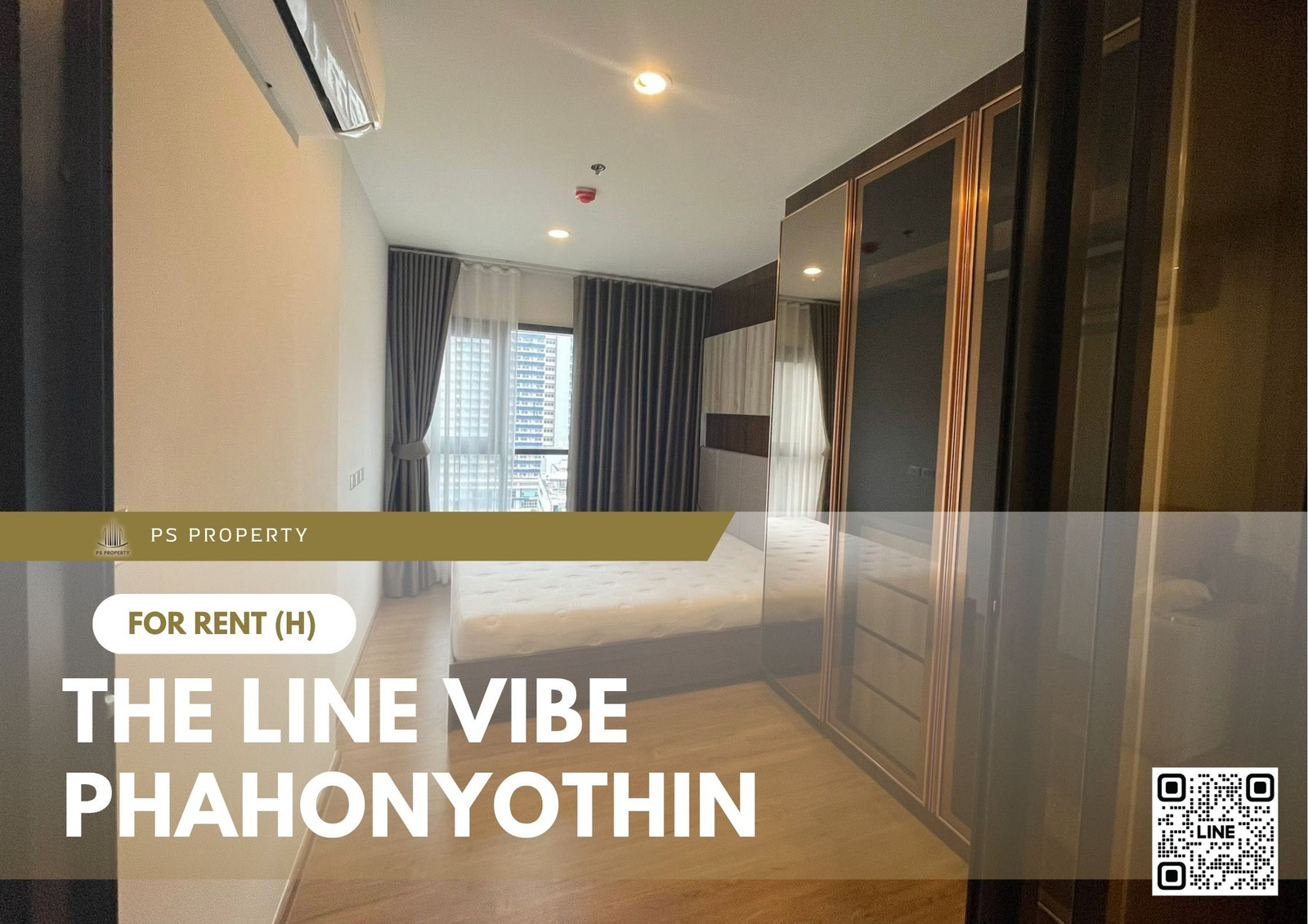 ให้เช่า ✨ THE LINE VIBE Phahonyothin ✨ เฟอร์นิเจอร์ และ เครื่องใช้ไฟฟ้าครบ ตรงข้ามเซ็นทรัลลาดพร้าว
