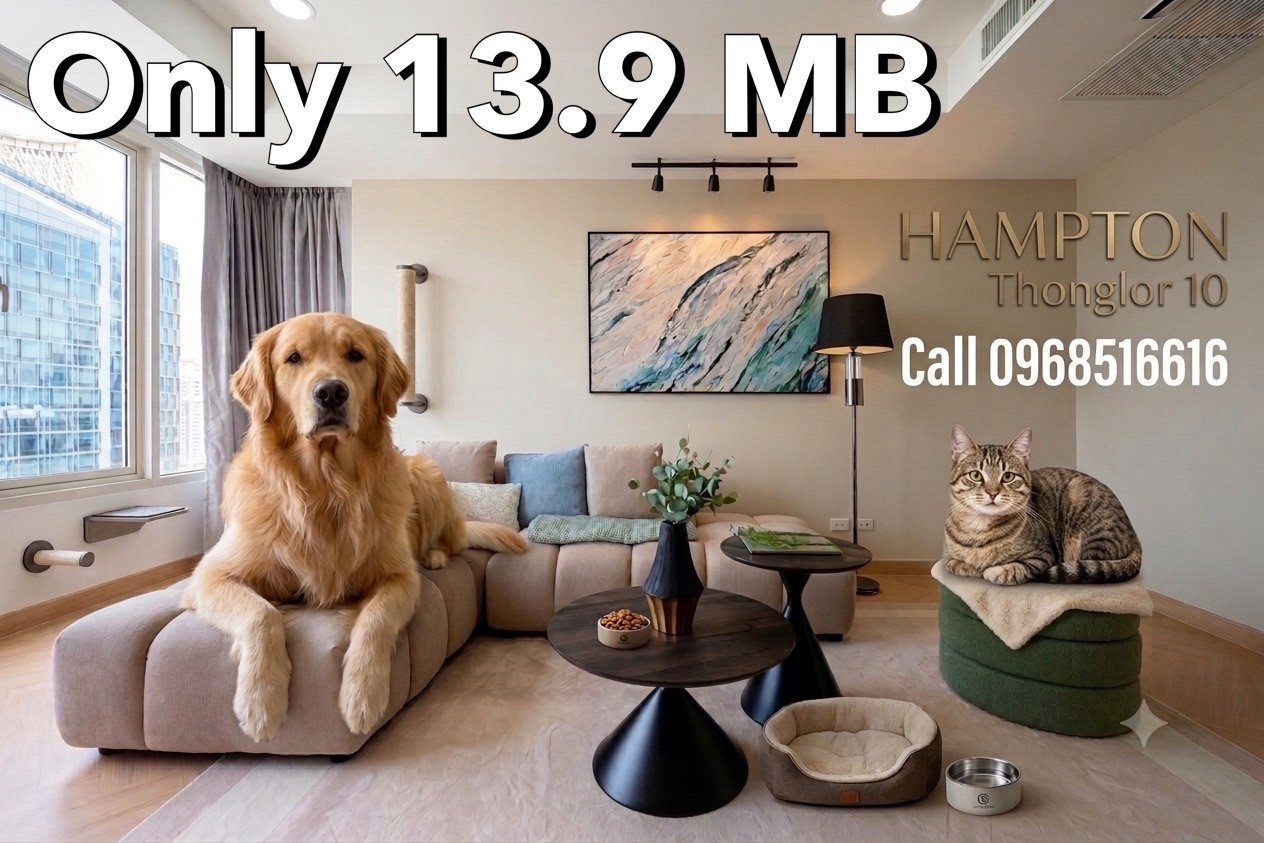 13.9 MB 📌Hampton Thonglor 10 Size 90 Sqm 2B2B call or line 0968516616