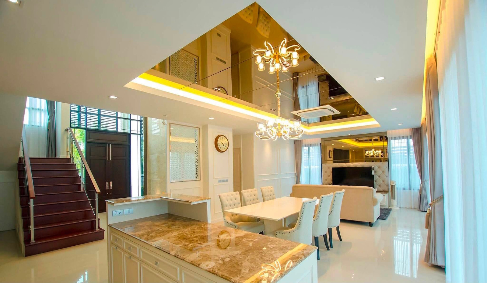 Luxurious detached house for rent, The Pavilla (Private Residence), Kanchanaphisek-Bang Bon 3 | Baan Na Suan, ready to move in. – รูปที่ 4