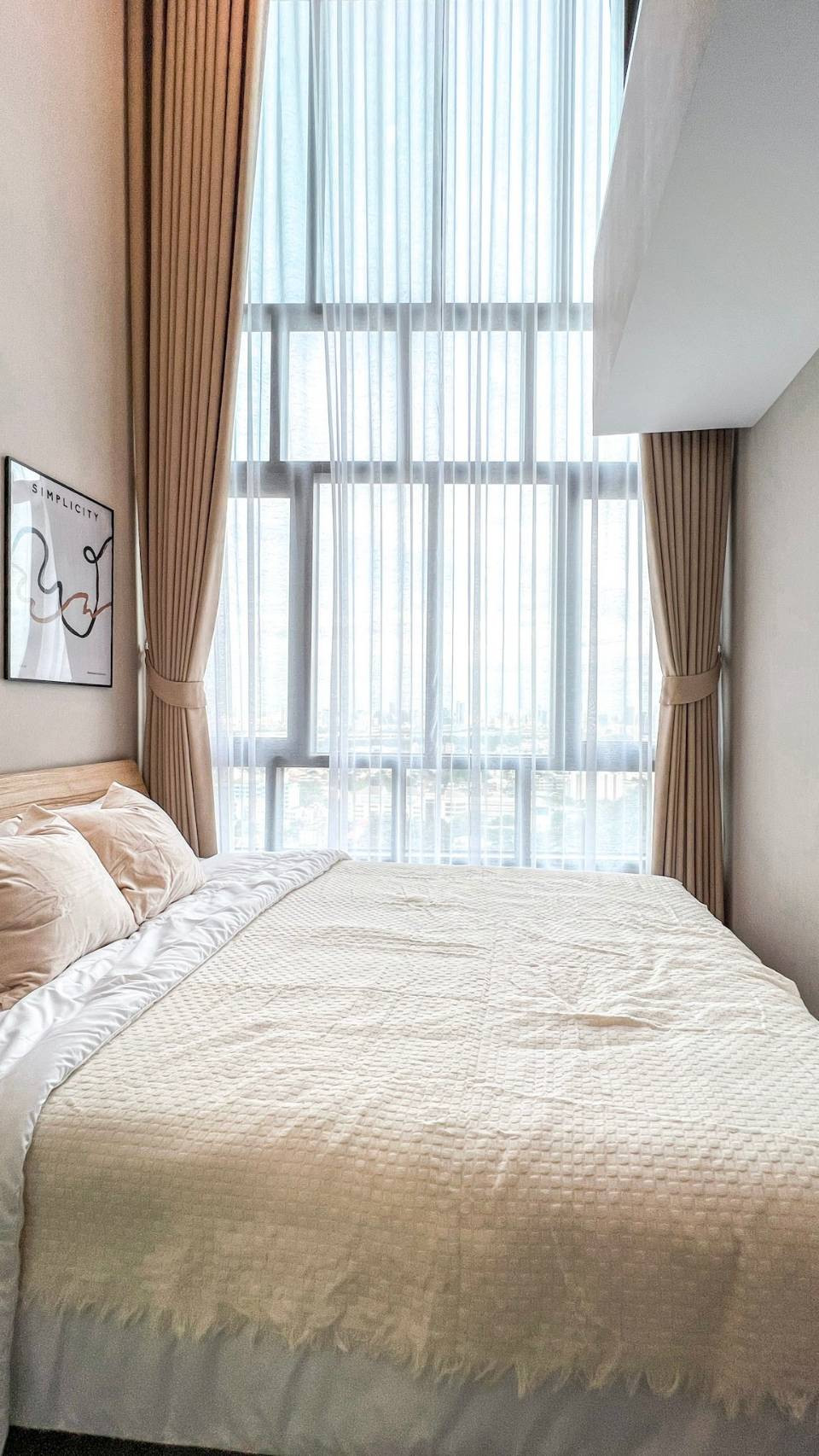Condo next to BTS Bang Son Bang Sue, Duplex room, 2 floors, 2 bedrooms, fully furnished, as per the cover, ready to live in, Metro sky Bang Sue (can rent short term) line:@starcondo