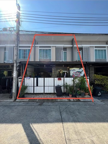 2-story townhouse for sale, Pruksa Ville Village 93, Bang Kruai, Nonthaburi Province, good location, ready to move in.