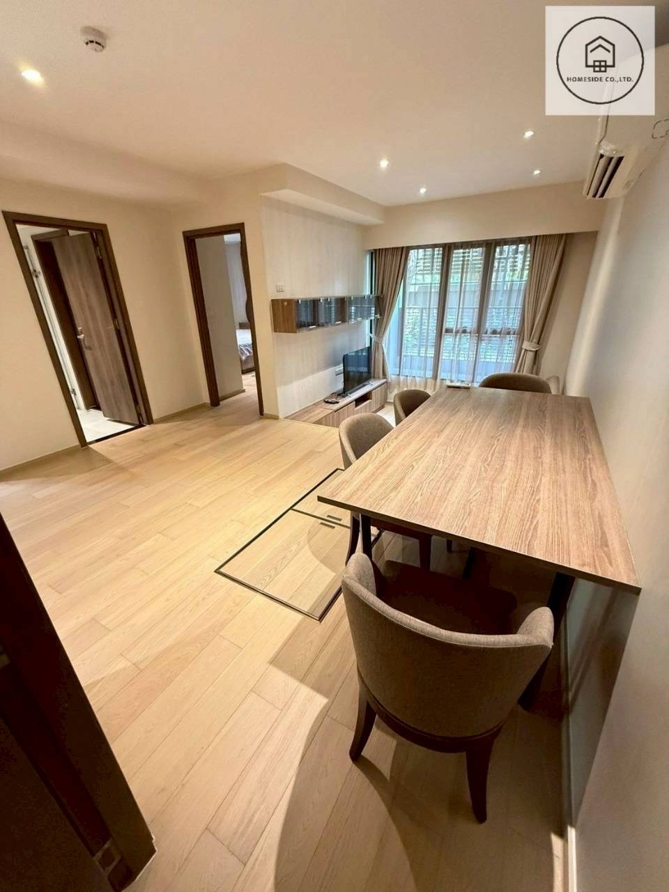 🏬 Runesu thonglor5 (Runesu Thonglor5) for rent‼️2Br 1Bath 80 sq.m., 1st floor, garden view🌳+ Bathtub 🛁 + luxurious Foyer ⛸️ + Walkin Closet 🚪 – รูปที่ 2