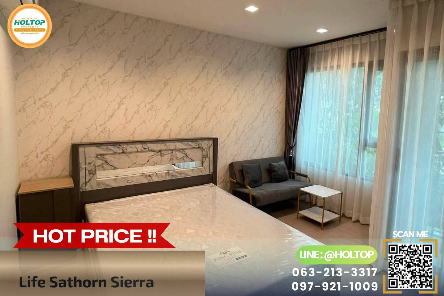 #L1024🎉 210769 For Rent Condo Life Sathorn Sierra #L1024🎉 210769 For Rent Condo Life Sathorn Sierra