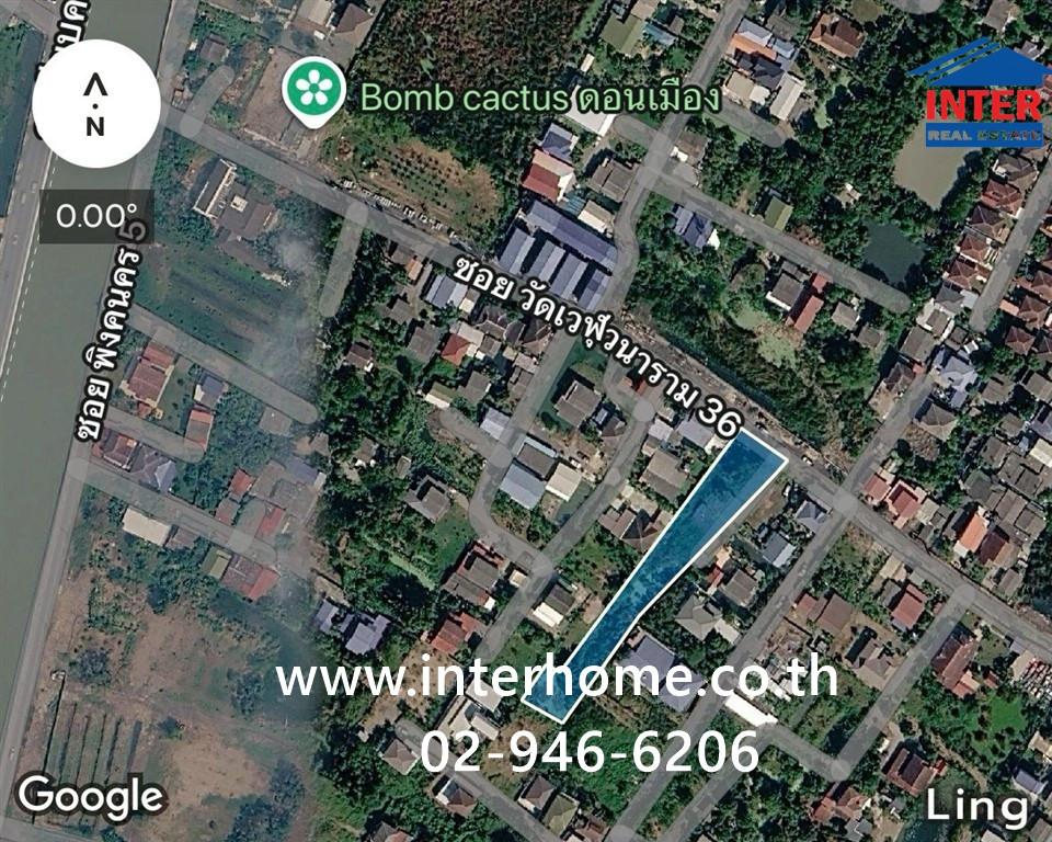 ที่ดินเปล่า 722 ตร.ว. ที่ดิน ซอยวัดเวฬุวนาราม36 ถนนสรงประภา ถนนวัดเวฬุวนาราม เขตดอนเมือง กรุงเทพมหานคร – รูปที่ 4