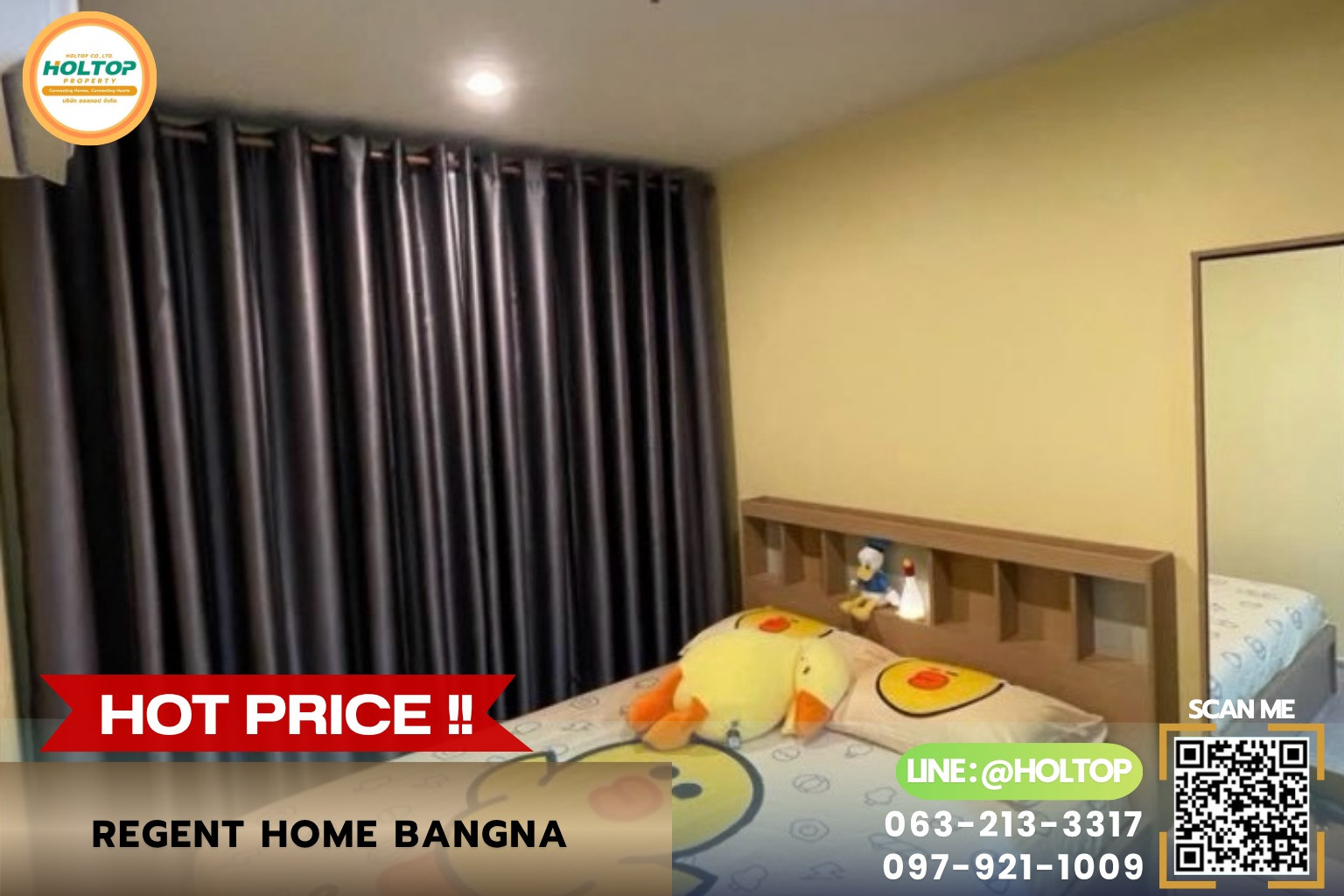 #R10608 🎉 200769 ให้เช่าคอนโด Regent Home Bangna 