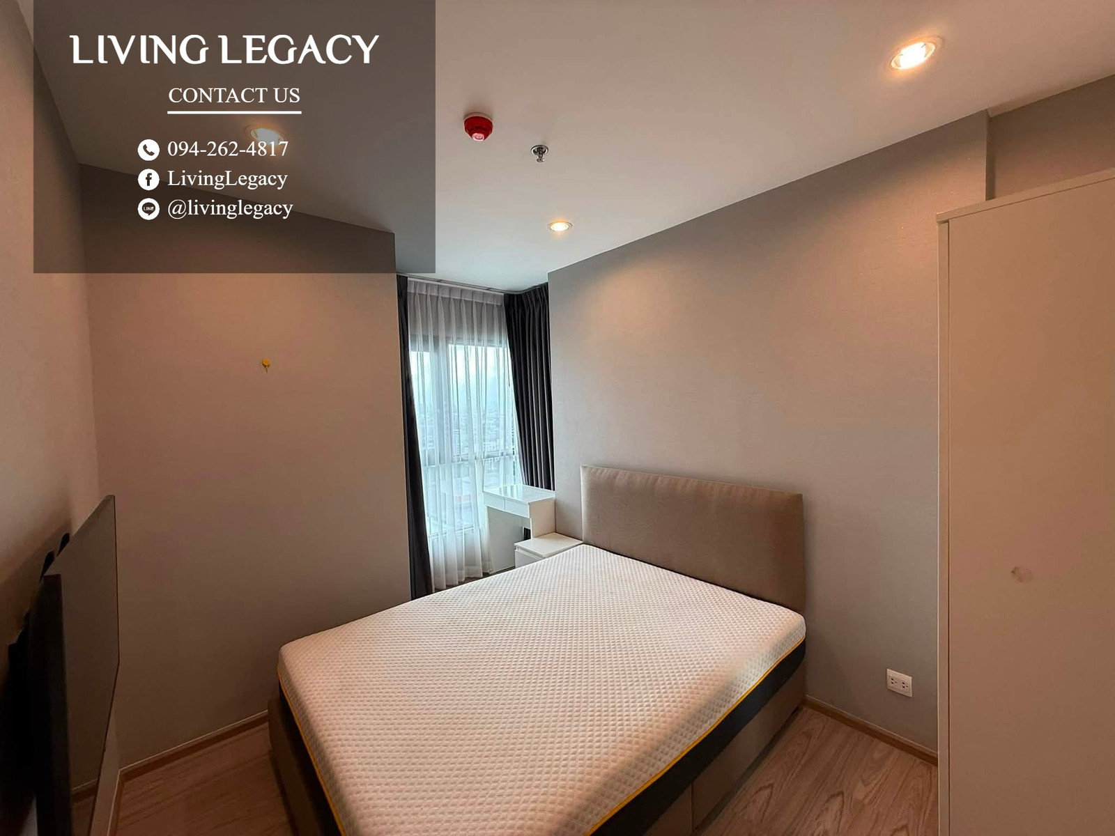 TIIMLU เช่าด่วน! คอนโด The Tree Hua Mak Interchange 28 ตร.ม. ชั้น 20 | 1 นอน 1 น้ำ | 15,000 บาท/เดือน | LINE: @livinglegacy – รูปที่ 2