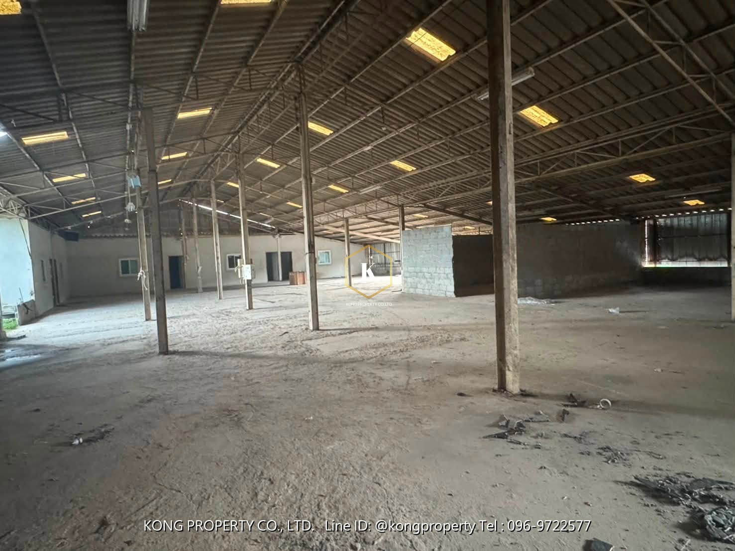Warehouse for rent, Nakhon Chai Si, Nakhon Pathom, 1600 sq m, has 10 rooms with bathrooms. – รูปที่ 3