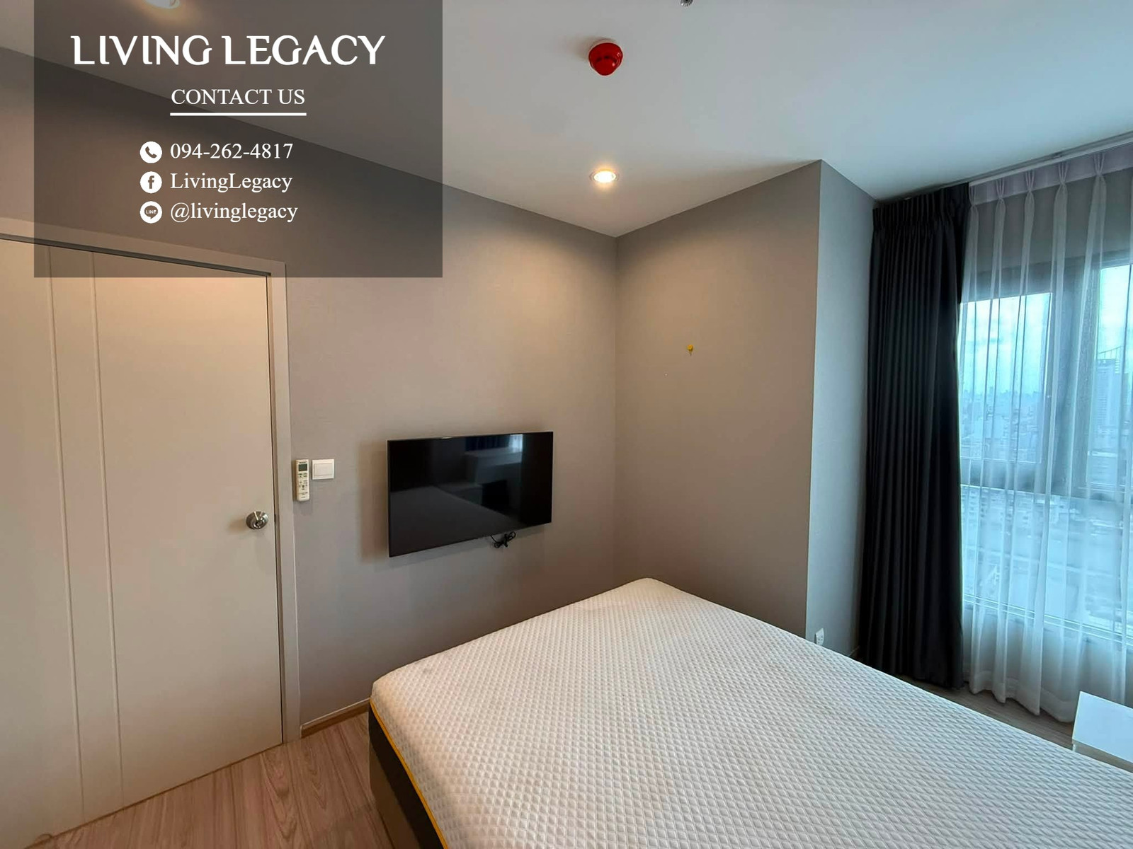 TIIMLU เช่าด่วน! คอนโด The Tree Hua Mak Interchange 28 ตร.ม. ชั้น 20 | 1 นอน 1 น้ำ | 15,000 บาท/เดือน | LINE: @livinglegacy – รูปที่ 3