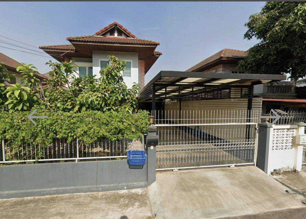 Newly renovated detached house for sale, ready to move in, Mongkolthip Village, Ramintra 34, near the Pink Line BTS.