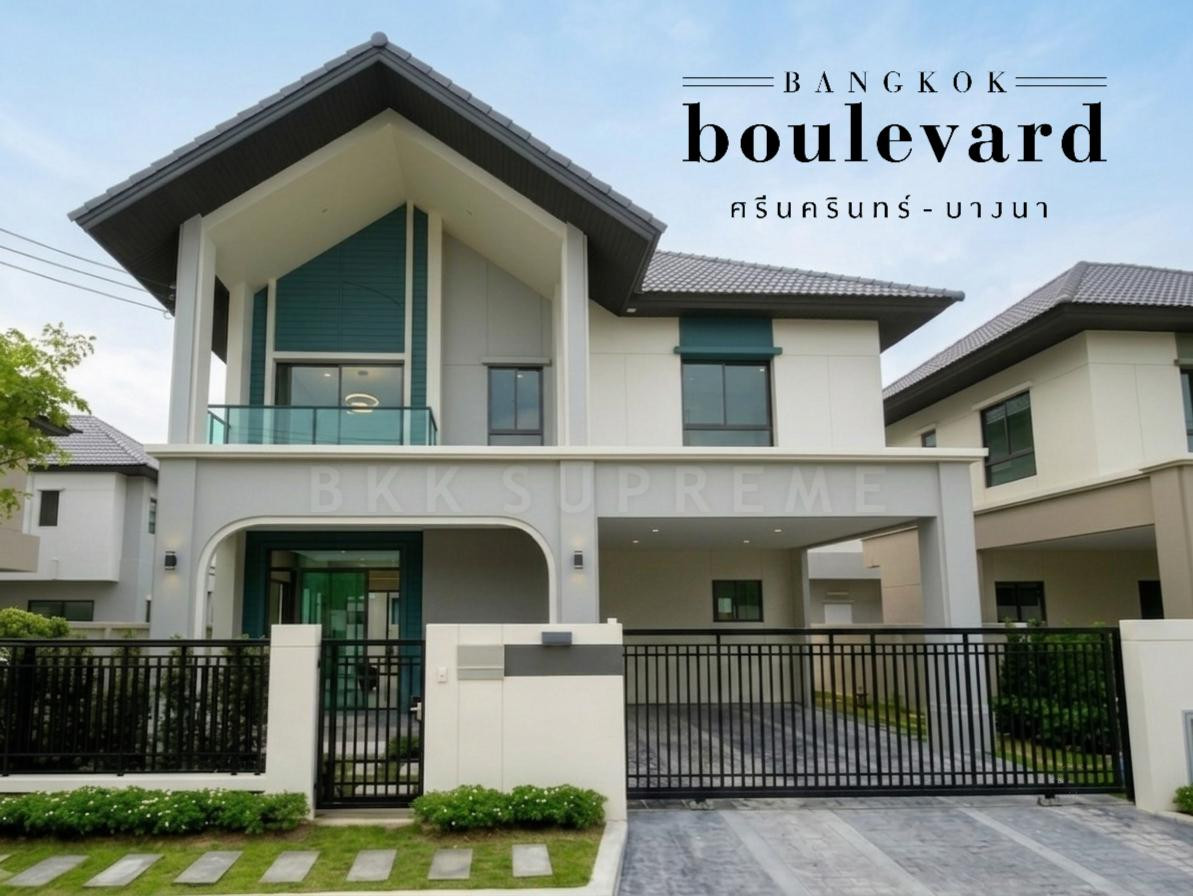 ** For rent ** Luxury detached house, Bangkok Boulevard, Bangna-Srinakarin. Beautifully decorated, fully furnished, ready to move in immediately✨ ** For rent ** Luxury detached house, Bangkok Boulevard, Bangna-Srinakarin. Beautifully decorated, fully furnished, ready to move in immediately✨