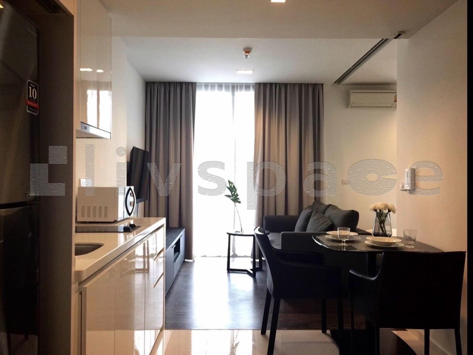 ▚ L0FC10ツ FOR RENT: Nara 9 1 Bed 39sqm Elegant Cream &amp; Black Theme Ready to Move In✨