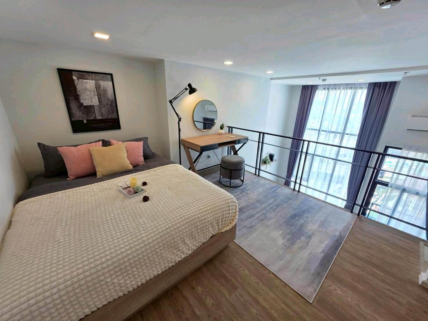 ✨🚉 Beautiful room, garden view, near BTS On Nut with Shuttle Bus pick up and drop off at the station. – รูปที่ 3