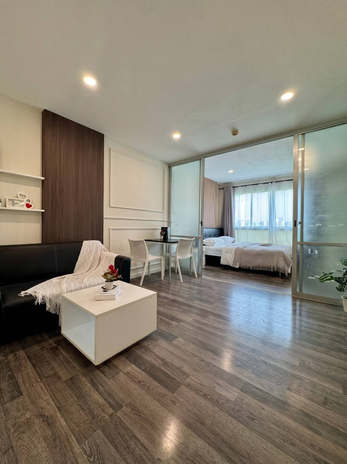 Beautiful room, good atmosphere, fully furnished ⭐D Condo Sukhumvit 109 (D Condo Sukhumvit 109)