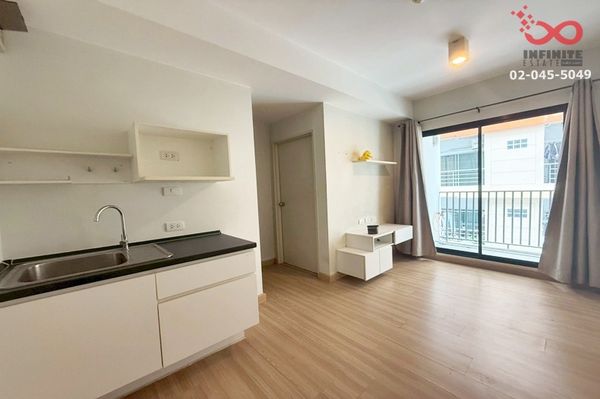 Condo for sale, De Zone Chaengwattana, 26 sq m., 3rd floor, Pak Kret, near the Pink Line.