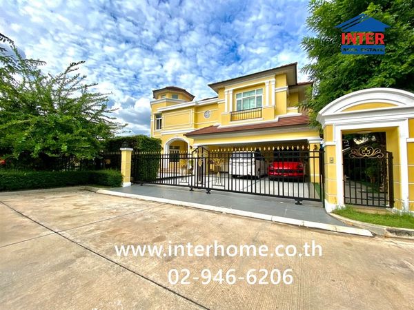 บ้านเดี่ยว 2 ชั้น 278.9 ตร.ว. หมู่บ้านเดอะแกรนด์ พระราม2 ถนนพระราม2 กม.17 เมืองสมุทรสาคร สมุทรสาคร