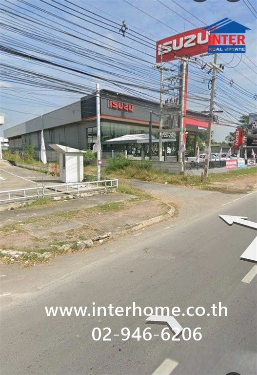 Empty land 400 sq m. land near Isuzu Nakhon Luang Center, Thanyaburi, Rangsit-Nakhon Nayok Road, Thanyaburi, Pathum Thani.