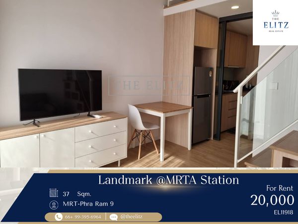 ✨ Modern High-Rise Elegance -  Seamlessly Connected to the New Rama 9 Central Business District ✨