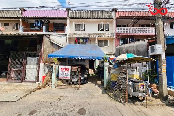 ขายทาวน์เฮ้าส์ 3 ชั้น 62 ตรว. ม.การเคหะคลองจั่น นวมินทร์ 14 ใกล้แยกลำสาลี สวนพฤกษชาติคลองจั่น