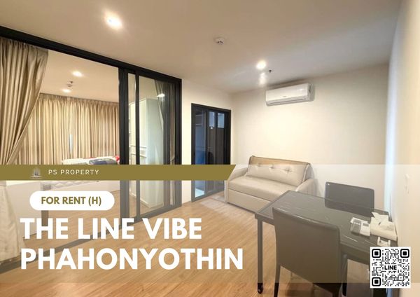 For Rent 🔥 The Line Vibe Phahonyothin 🔥 Fully furnished and equipped with appliances.