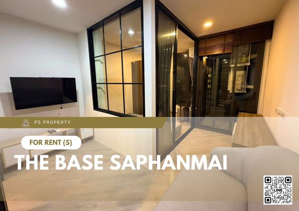 ให้เช่า 🔥 The Base Saphanmai 🔥 เฟอร์นิเจอร์ และ เครื่องใช้ไฟฟ้าครบ ใกล้ BTS สายหยุด