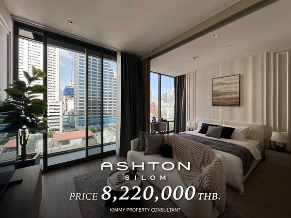 ASHTON SILOM ราคาปิดตึก !! วันเบดรูม ห้องแต่งขายมือ 1 จากโครงการ 093-962-5994 (K.คิม)