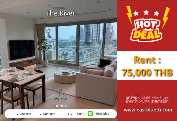 20/07/2026, 🏙️ Riverside Luxury Living: 2-Bed Condo at The River with Unbeatable Views!

💎 Prime Location, Spacious 112 sqm - Your Dream Home Awaits at Just 18.5M THB 0642748883