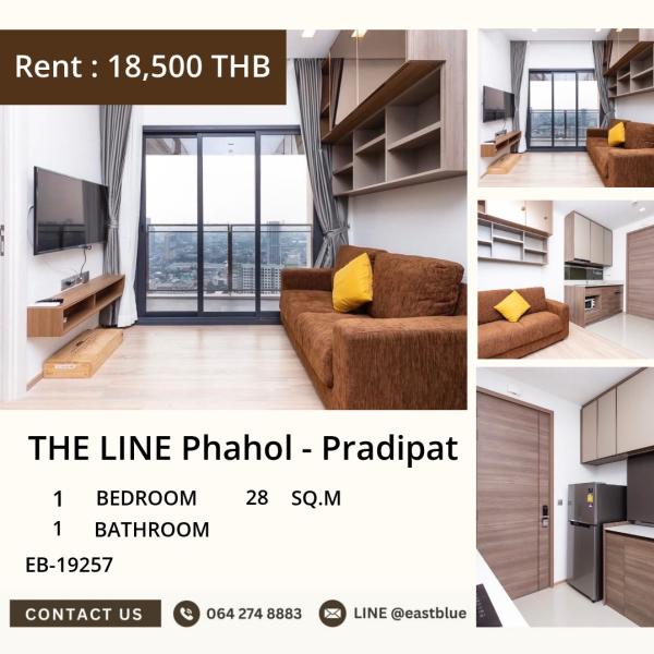 20/07/2026, Live Luxe at The Line Phahol - Pradipat 🏙️
Prime 1-Bed, Steps from BTS, Just 18.5k/Month! 🔑 0642748883
