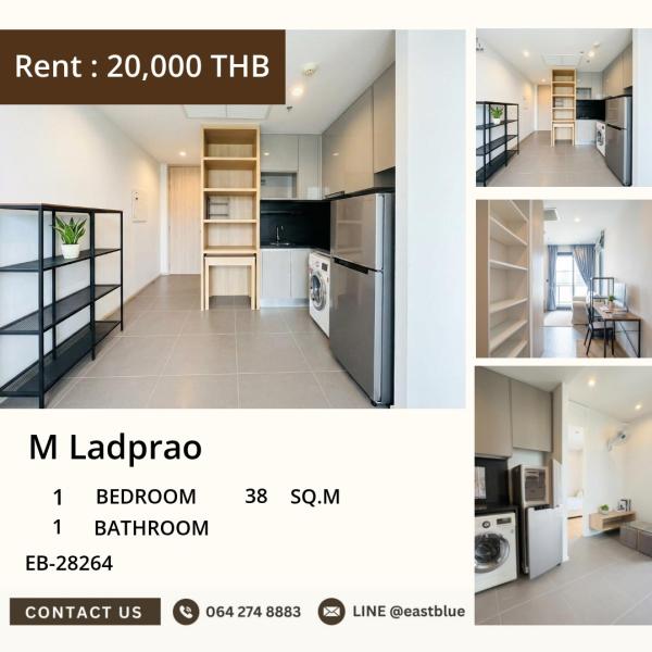 🚨 Stylish 1-Bed Condo, Prime Ladprao Location! 🏢 0642748883