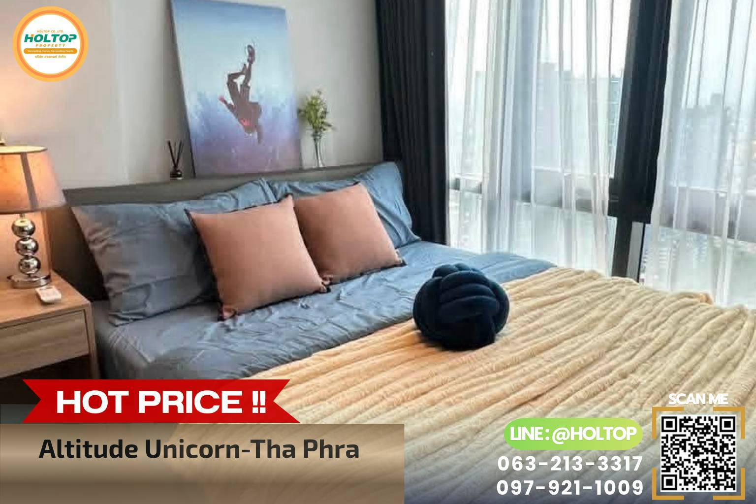 #L1043 🎉 Condo for Rent: Altitude Unicorn Sathorn-Tha Phra #L1043 🎉 Condo for Rent: Altitude Unicorn Sathorn-Tha Phra