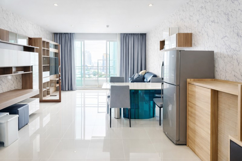 near MRT Phetchaburi 670m.Luxury Circle Condominium for sale Penthouse for rent 2beds. 2bath Airpor – รูปที่ 3