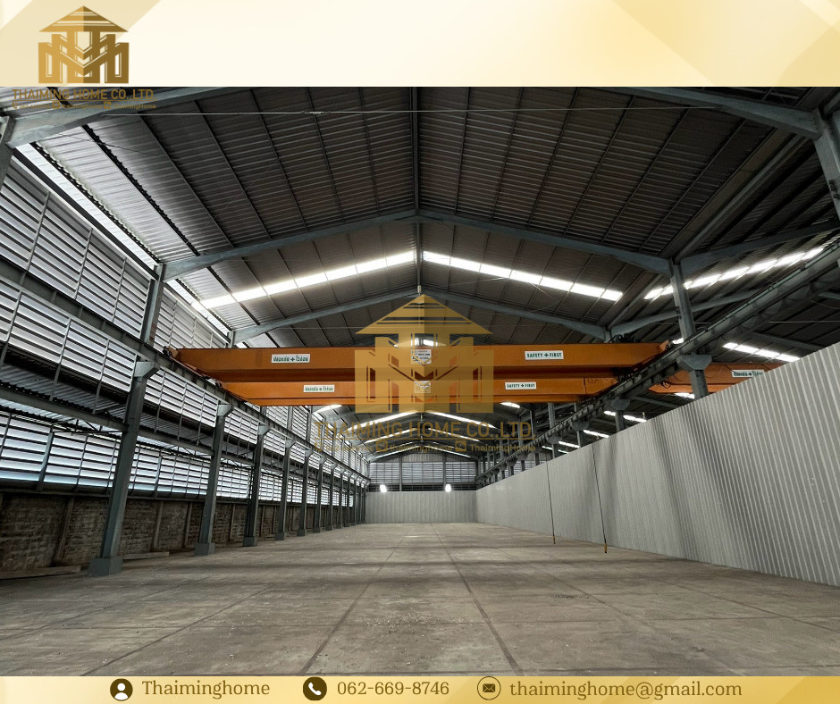 Warehouse for rent, 2,280 sq m., red area, with 5-ton crane, Bang Phli, Samut Prakan [TW5-3526] – รูปที่ 3