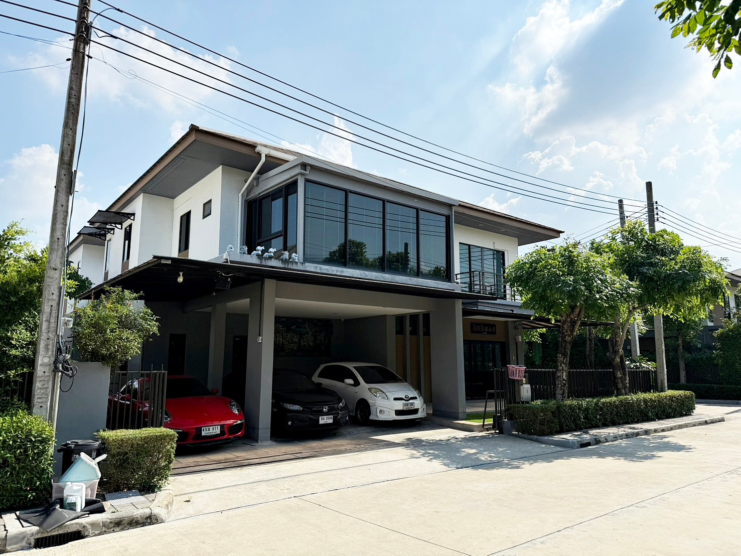 (For rent) ** Single house, Baan Lumpini Suan Luang Rama IX project, fully decorated, ready to move in ** (For rent) ** Single house, Baan Lumpini Suan Luang Rama IX project, fully decorated, ready to move in **