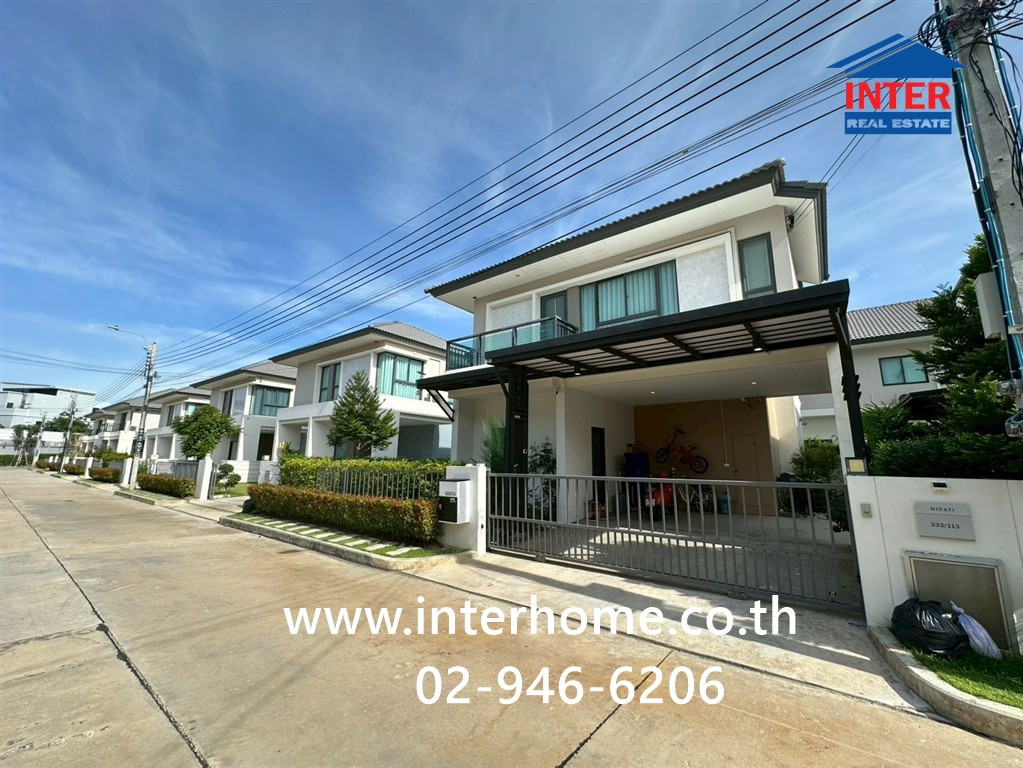 บ้านเดี่ยว 2 ชั้น 52.5 ตร.ว. หมู่บ้านนิรติ บางนา ซอยสุขาภิบาล6 ซอยวัดหลวงพ่อโต ถนนบางนา-ตราด ถนนเทพารักษ์ บางพลี สมุทรปราการ – รูปที่ 3