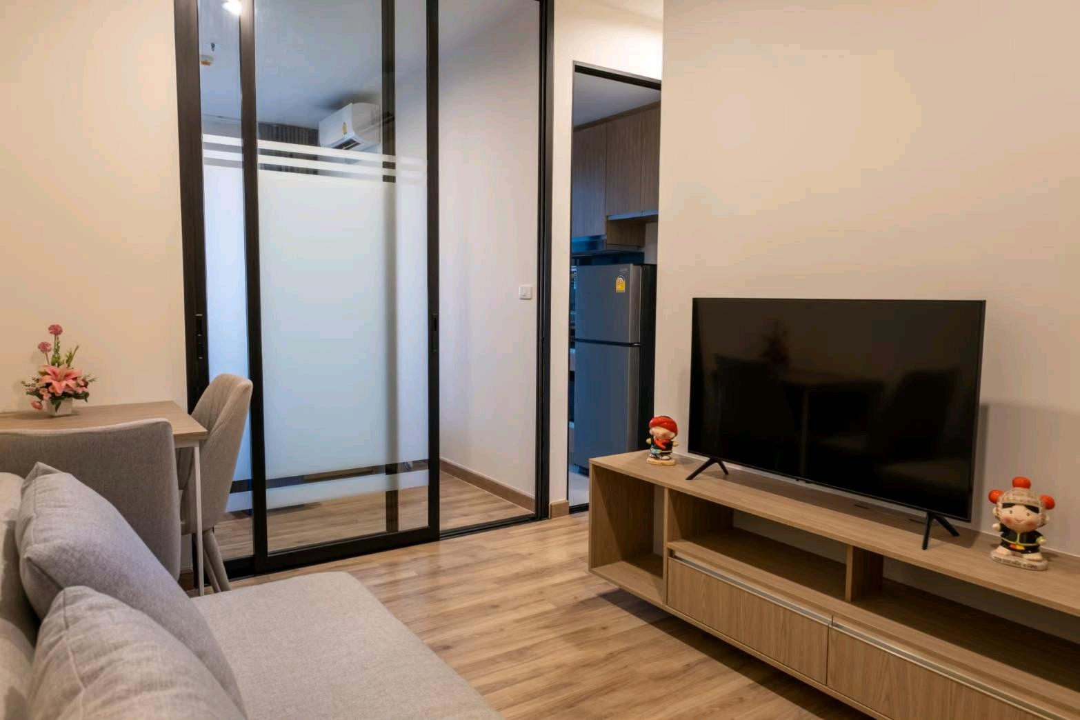 🔥 For rent Niche Mono Sukhumvit-Bearing, close to BTS, only 250 meters ✨ Fully furnished, ready to move in, high view, 27th floor, south facing, good wind, not hot!