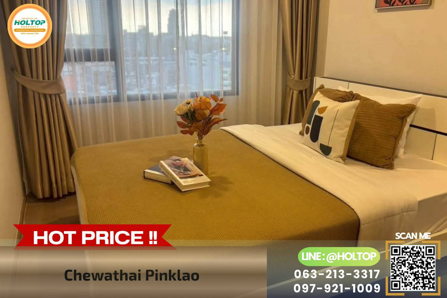 #L1079 / 23/07/2026 For Rent Chewathai Pinklao #L1079 / 23/07/2026 For Rent Chewathai Pinklao