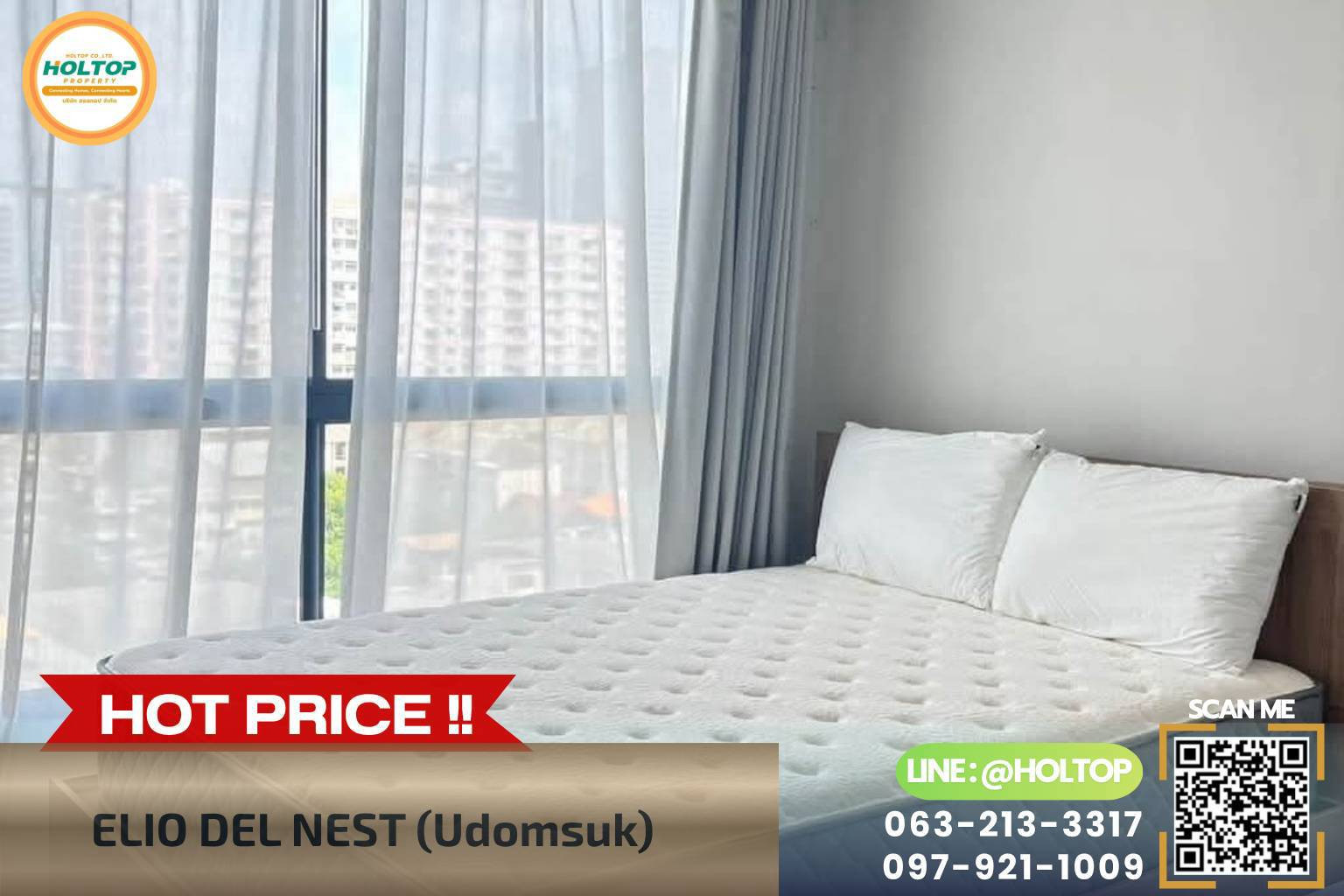 #L1056🎉 220769 Condo for Rent ELIO DEL NEST (Udomsuk) #L1056🎉 220769 Condo for Rent ELIO DEL NEST (Udomsuk)