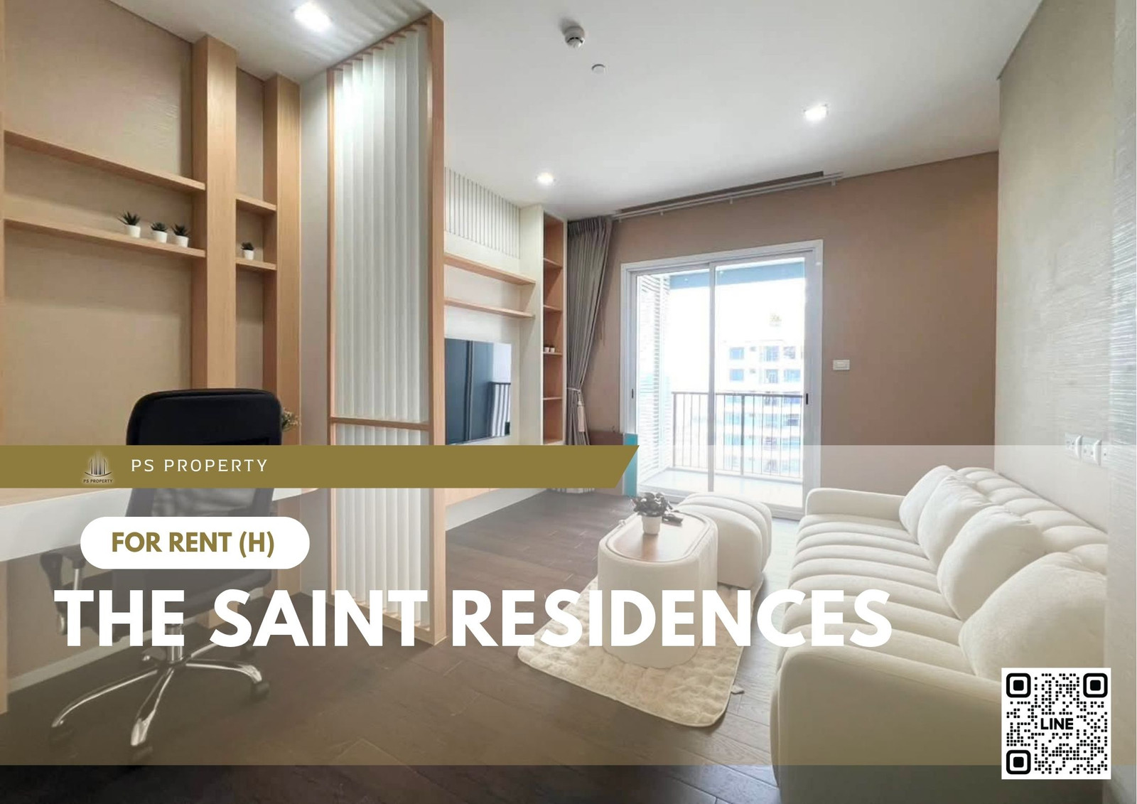 For Rent 📍 The Saint Residences 📍 2 bedrooms, 2 bathrooms. Fully furnished and equipped with appliances. Near BTS Ha Yaek Lat Phrao. For Rent 📍 The Saint Residences 📍 2 bedrooms, 2 bathrooms. Fully furnished and equipped with appliances. Near BTS Ha Yaek Lat Phrao.