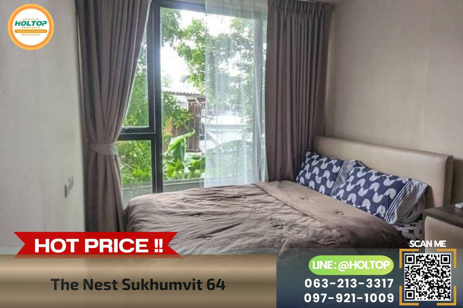 #L1077 / 23/07/2026 ให้เช่าคอนโด The Nest Sukhumvit 64 #L1077 / 23/07/2026 ให้เช่าคอนโด The Nest Sukhumvit 64