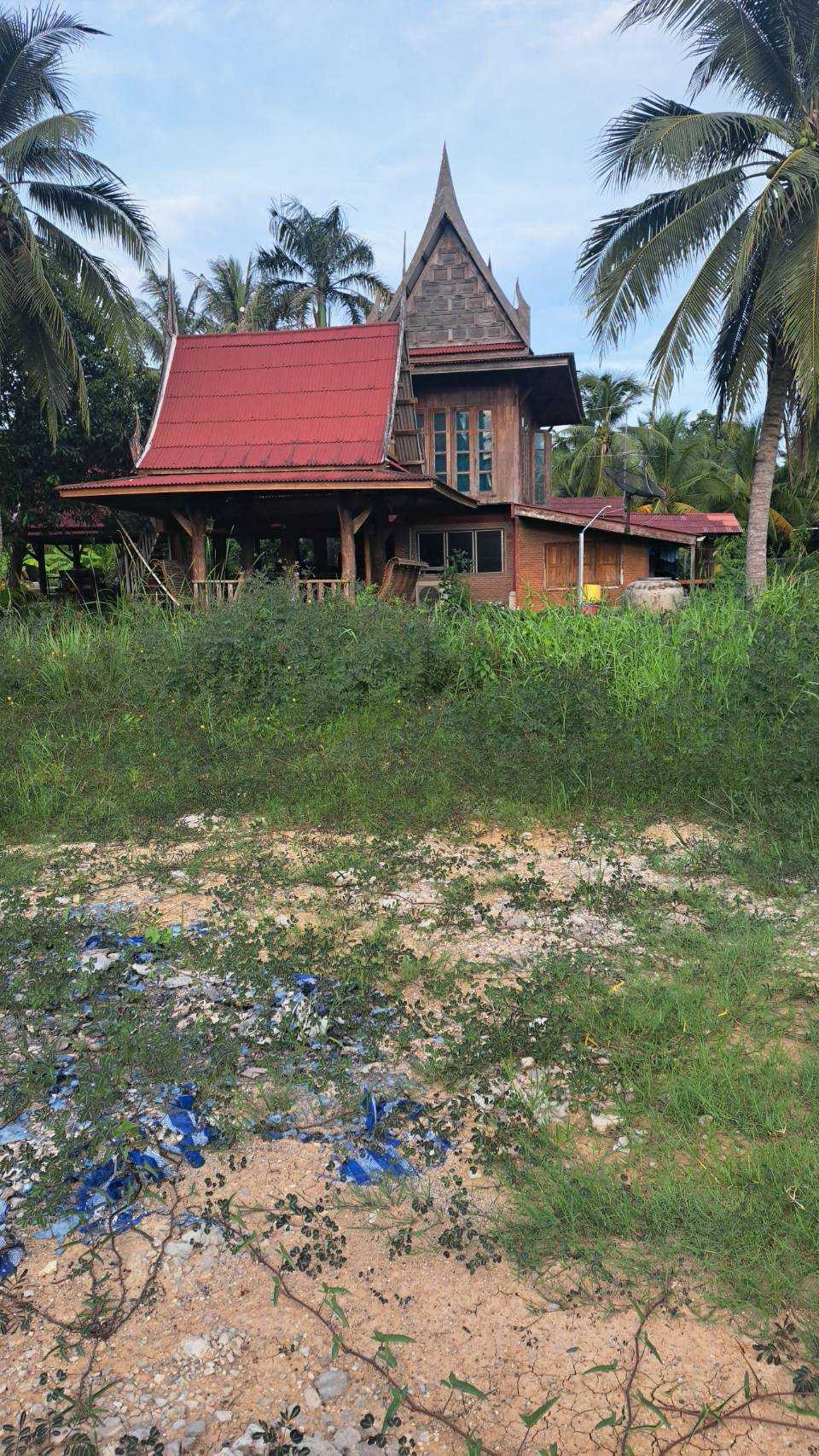 ขาย ที่ดินพร้อมบ้านเรือนไทย บรรยากาศร่มรื่นเป็นส่วนตัว ทำเลดีบ้านแพ้ว สมุทรสาคร ขนาด 4 ไร่ 2 งานเศษ – รูปที่ 4
