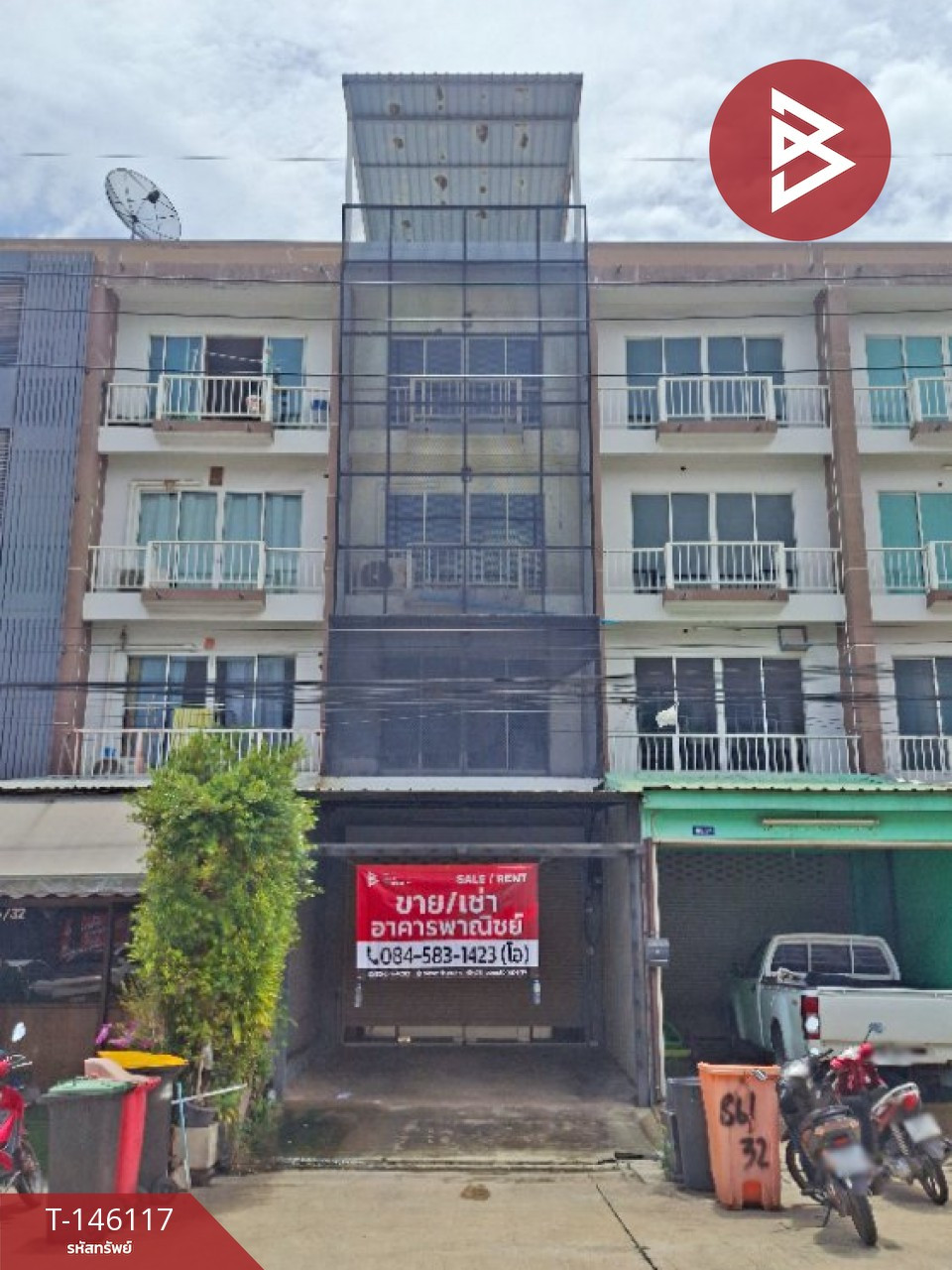 ขาย/ให้เช่า อาคารพาณิชย์ 4 ชั้น โครงการมั่งมีนคร คลองหลวง รีโนเวทใหม่