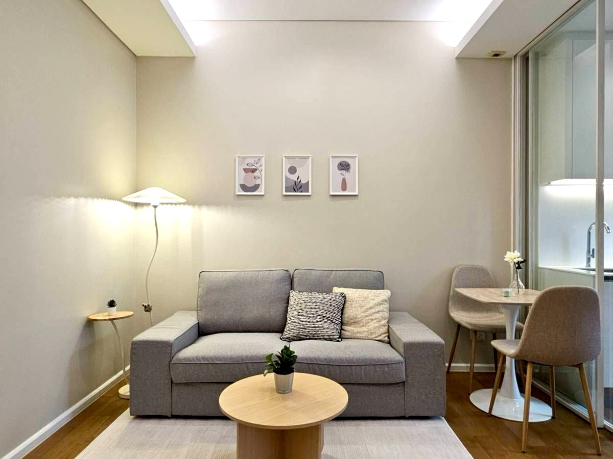 “ห้องใหม่แต่งครบ ดีไซน์สวย วิวสวนจตุจักร เข้าอยู่เป็นคนแรก”For Rent : The saint Residence Ladprao ห้องชั้นสูง – รูปที่ 3