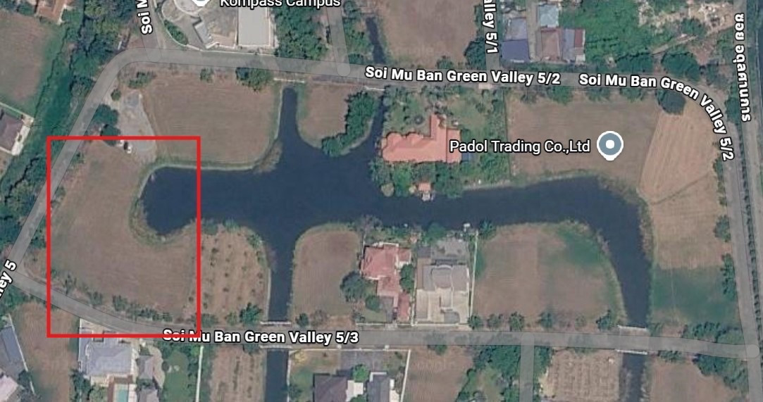 ขายที่ดินติดทะเลสาบ ใน หมู่บ้านกรีนวัลเลย์ บางนา (Green Valley Village) 