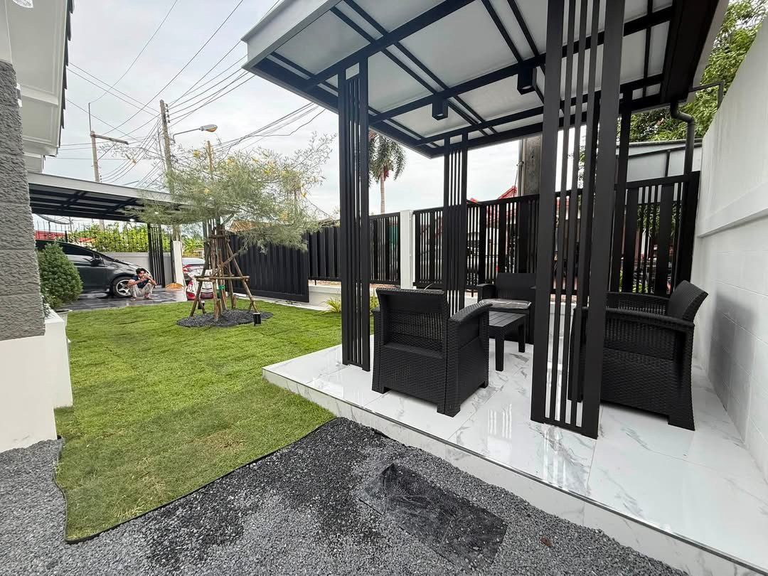 Single-storey detached house for sale, Pattaya, Nong Prue, 3 bedrooms, newly renovated, 60 sq m, near the railway road. and motorway – รูปที่ 2