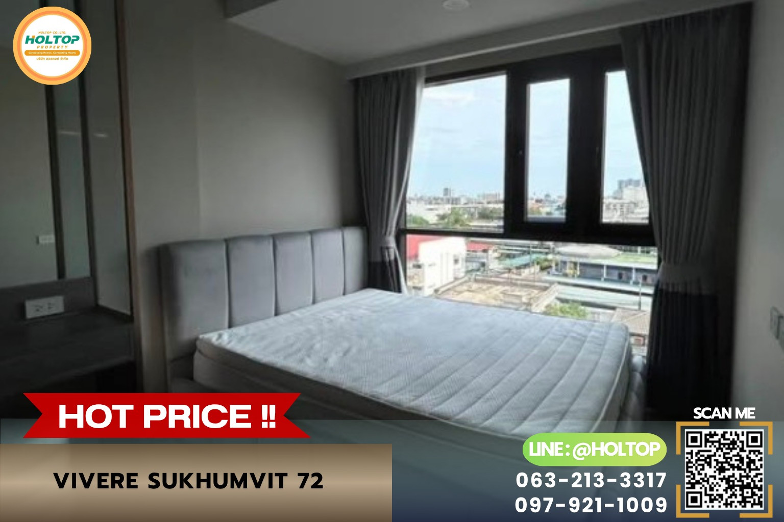 #R10654 🎉 220769 Condo for rent Vivere Sukhumvit 72.
