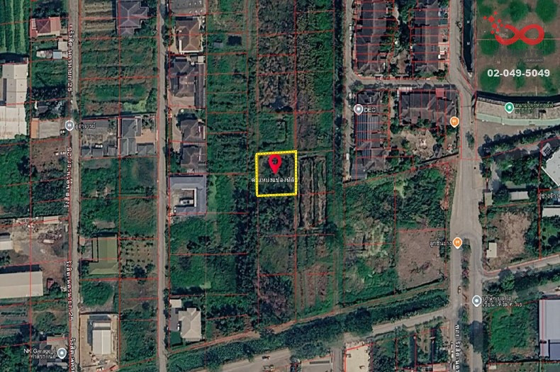 Land for sale 202 sq m, Rangsit Khlong 1, Rangsit-Nakhon Nayok 25-27, near Future Park, Pathum Thani. – รูปที่ 3