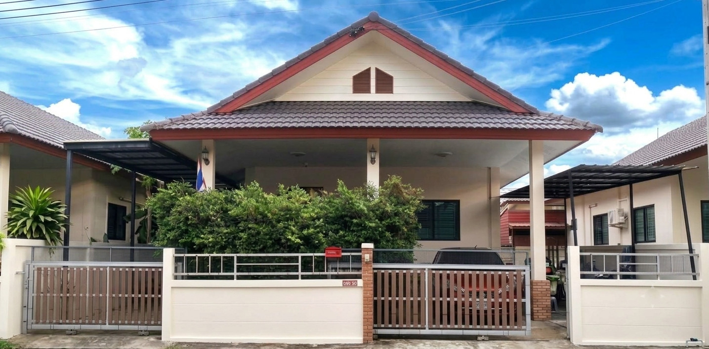 Selling cheapest in the project One-story detached house, Baan Warorot 8, Ban Khai-Rayong, good location, community area, convenient travel. Selling cheapest in the project One-story detached house, Baan Warorot 8, Ban Khai-Rayong, good location, community area, convenient travel.