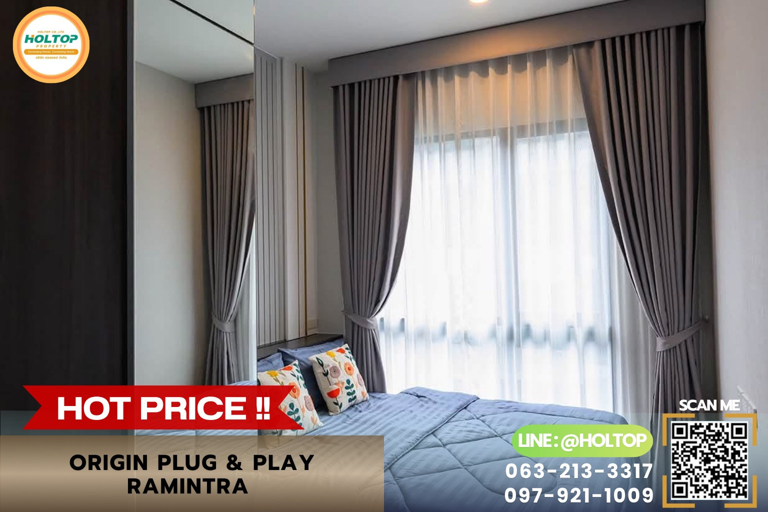 #R10650 🎉 220769 Condo for rent Origin Plug & Play Ramintra. #R10650 🎉 220769 Condo for rent Origin Plug & Play Ramintra.