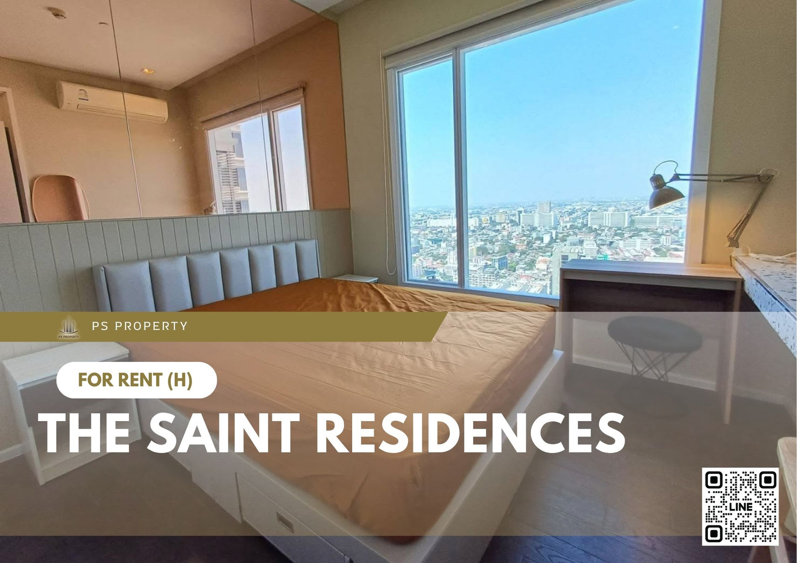 For Rent 📍 The Saint Residences 📍 2 bedrooms, 2 bathrooms. Fully furnished and equipped with appliances. Near BTS Ha Yaek Lat Phrao. For Rent 📍 The Saint Residences 📍 2 bedrooms, 2 bathrooms. Fully furnished and equipped with appliances. Near BTS Ha Yaek Lat Phrao.