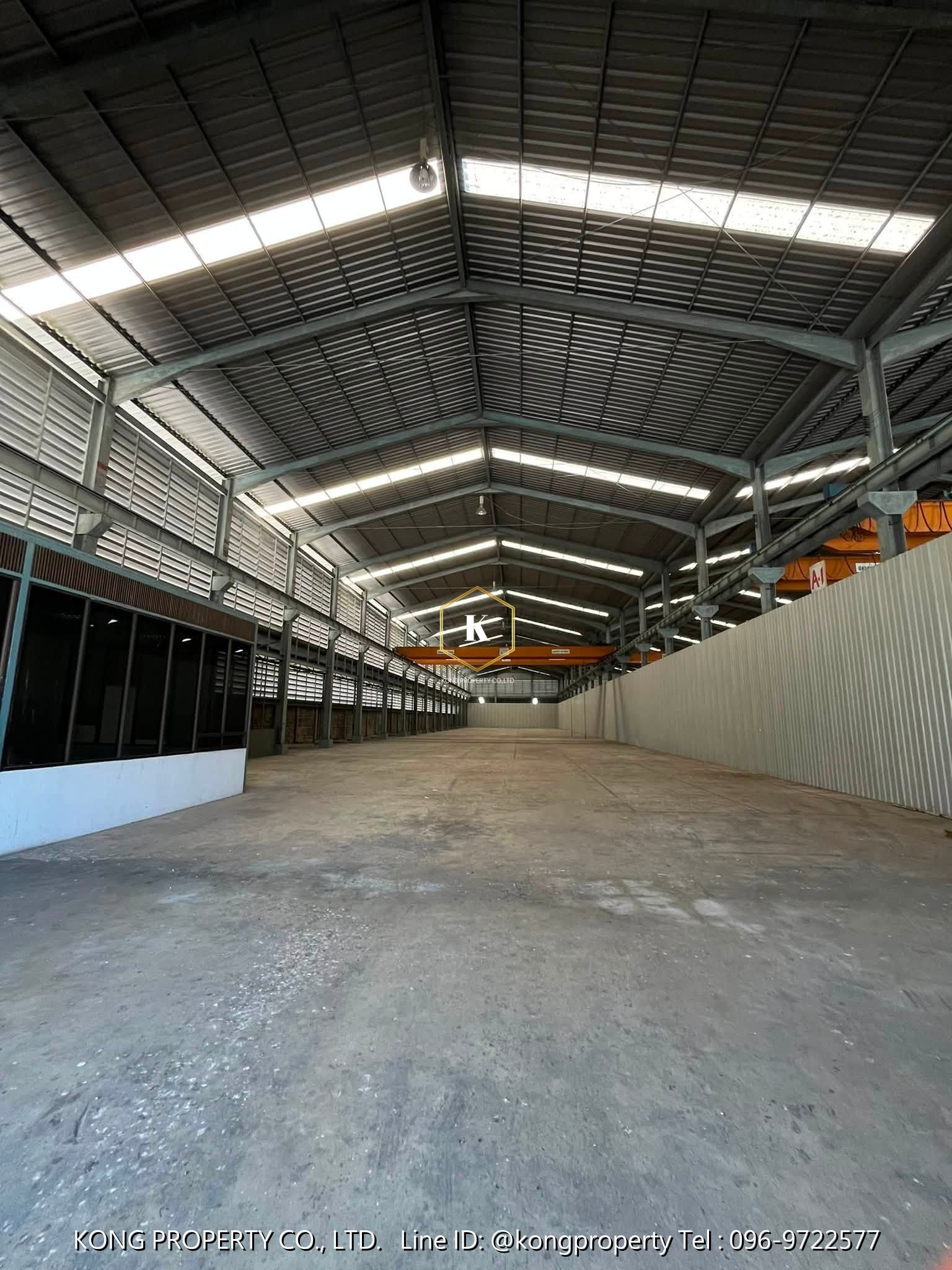 Warehouse for rent, crane 5 tons, Theparak, Bang Phli, Samut Prakan, 2,280 sq m. – รูปที่ 3