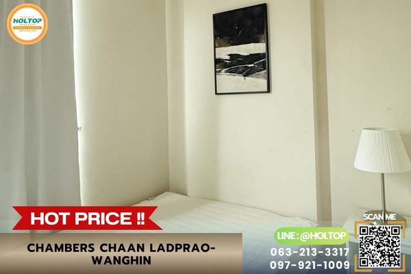 #R10664 🎉 220769 Condo for rent CHAMBERS CHAAN Ladprao-Wanghin.